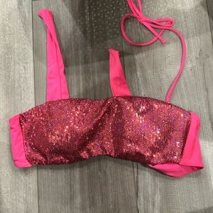 Victoria Secret Tie back swim suit-Large